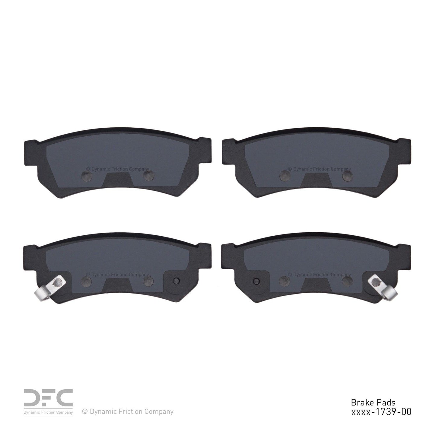Dynamic Friction Company Disc Brake Pad Set 1310-1739-00