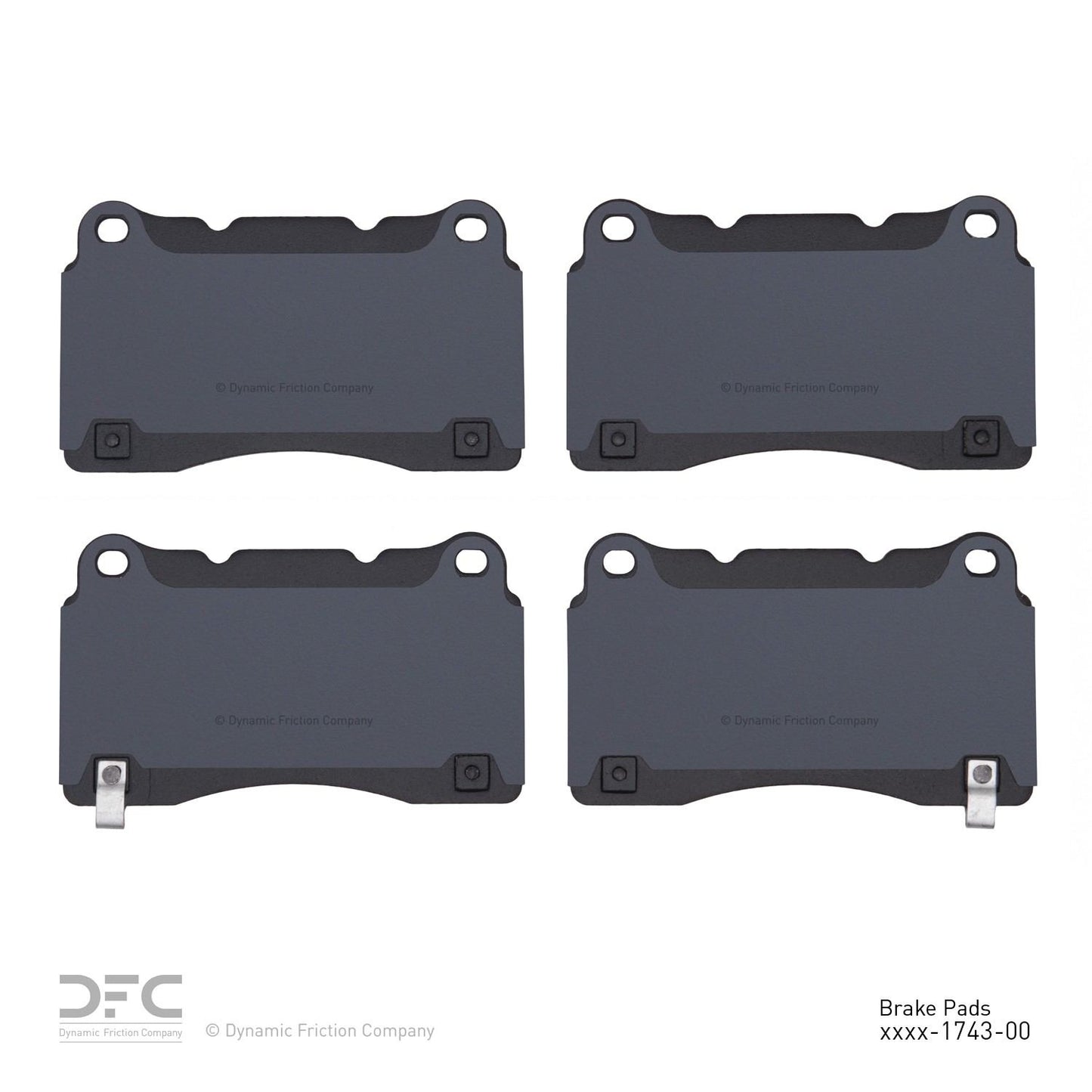 Dynamic Friction Company Disc Brake Pad Set 1310-1743-00
