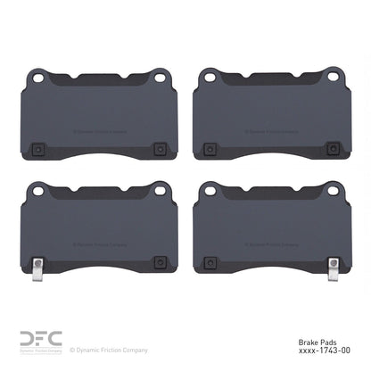 Dynamic Friction Company Disc Brake Pad Set 1310-1743-00