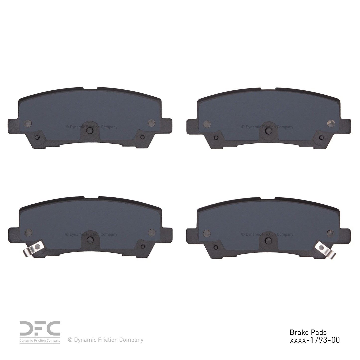 Dynamic Friction Company Disc Brake Pad Set 1310-1793-00