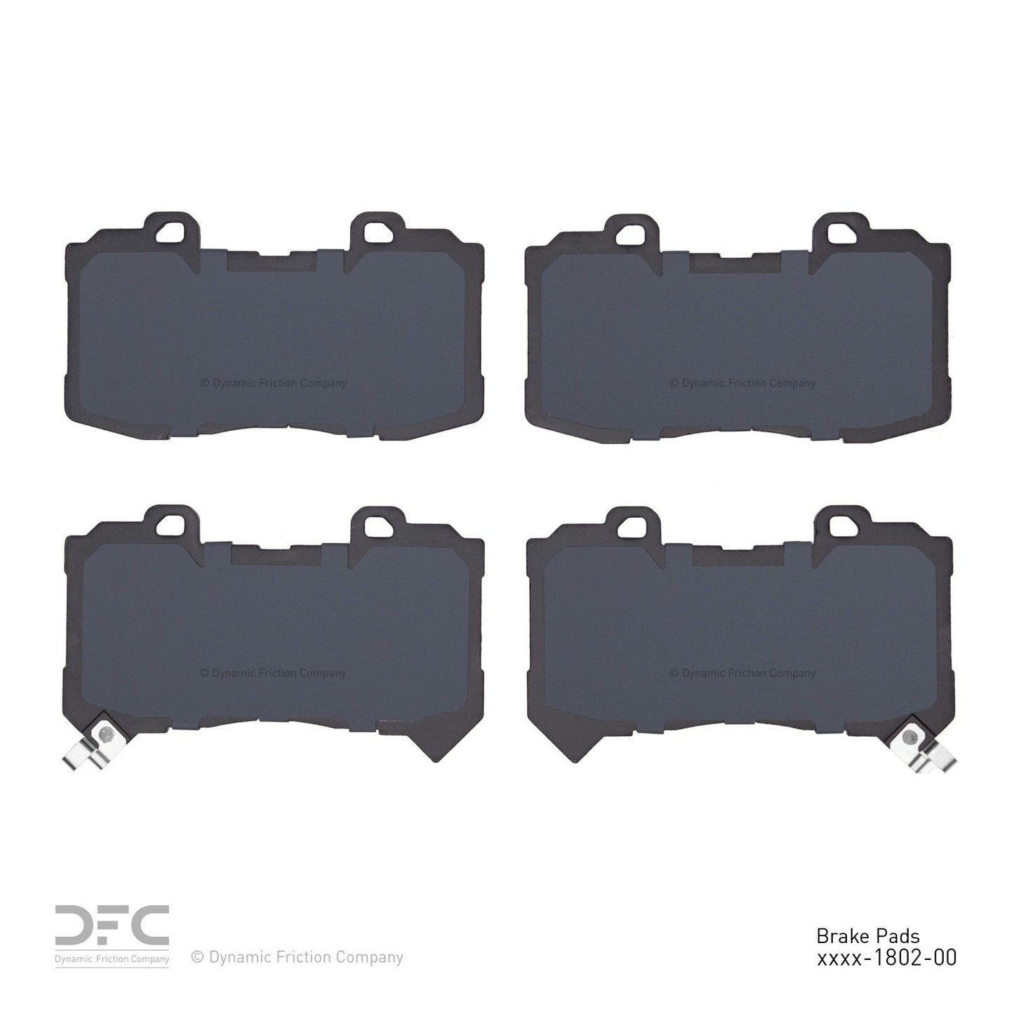Dynamic Friction Company Disc Brake Pad Set 1310-1802-00