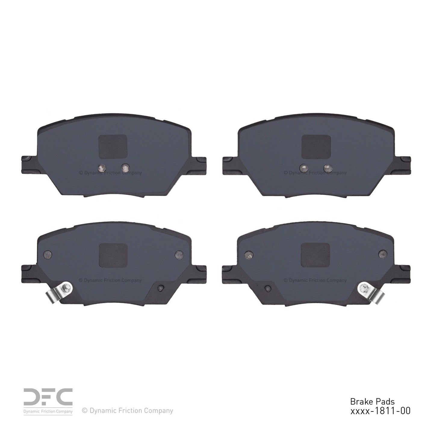 Dynamic Friction Company Disc Brake Pad Set 1310-1811-00