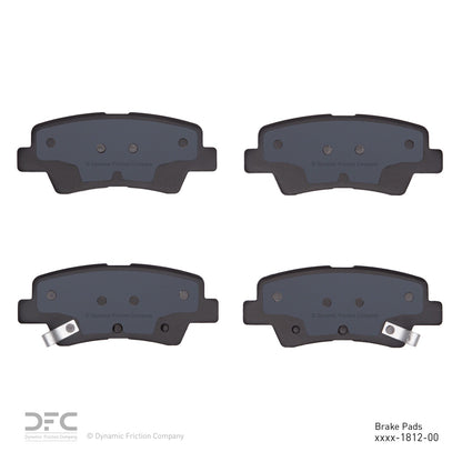Dynamic Friction Company Disc Brake Pad Set 1310-1812-00