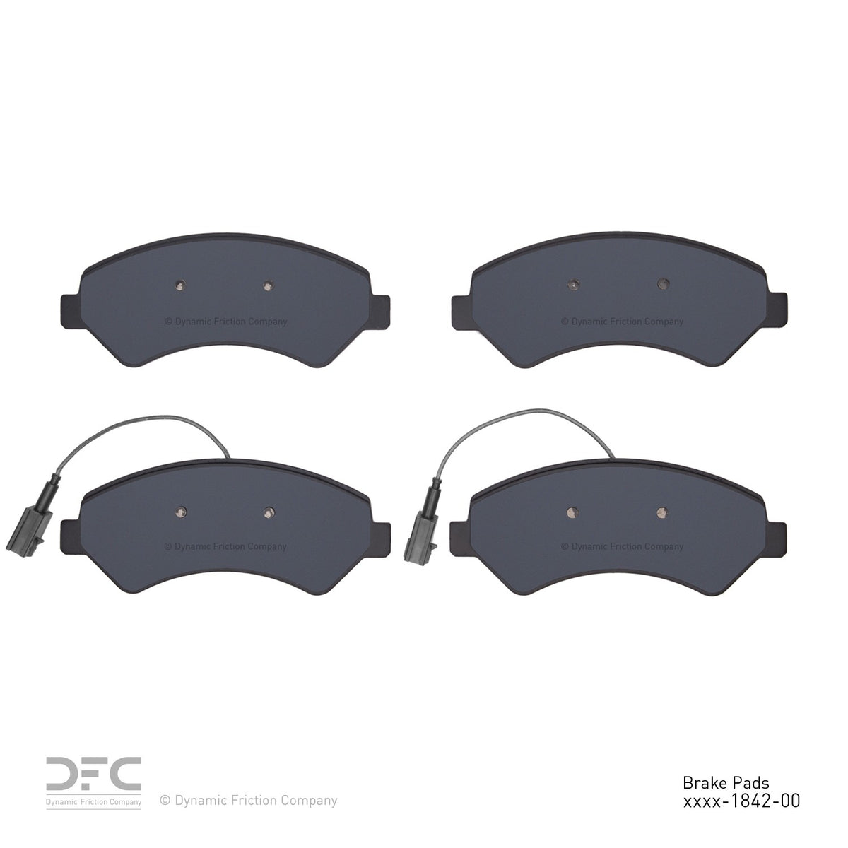Dynamic Friction Company Disc Brake Pad Set 1310-1842-00