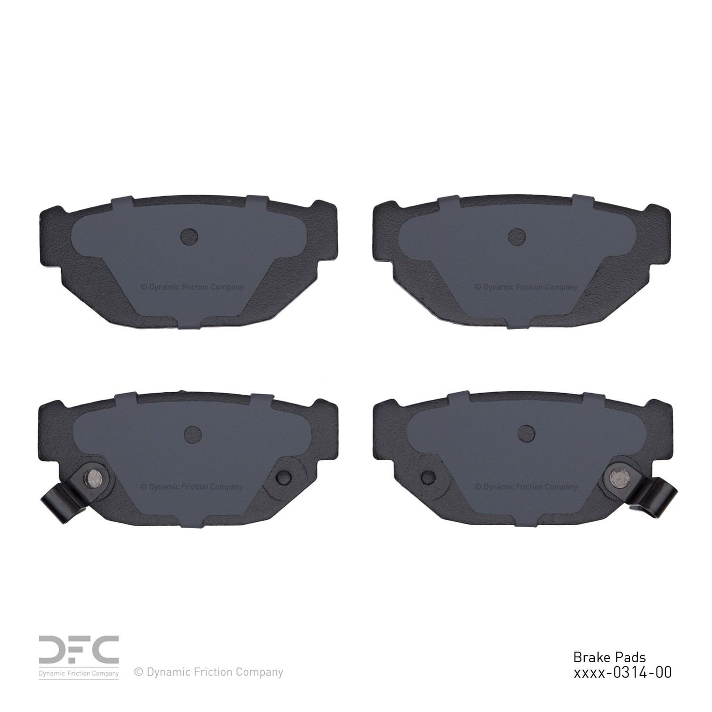 Dynamic Friction Company Disc Brake Pad Set 1311-0314-00