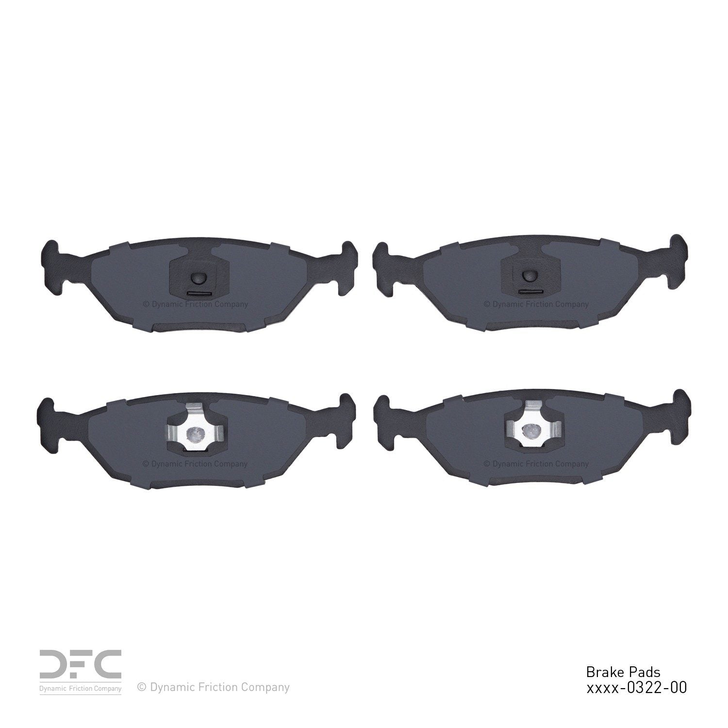 Dynamic Friction Company Disc Brake Pad Set 1311-0322-00