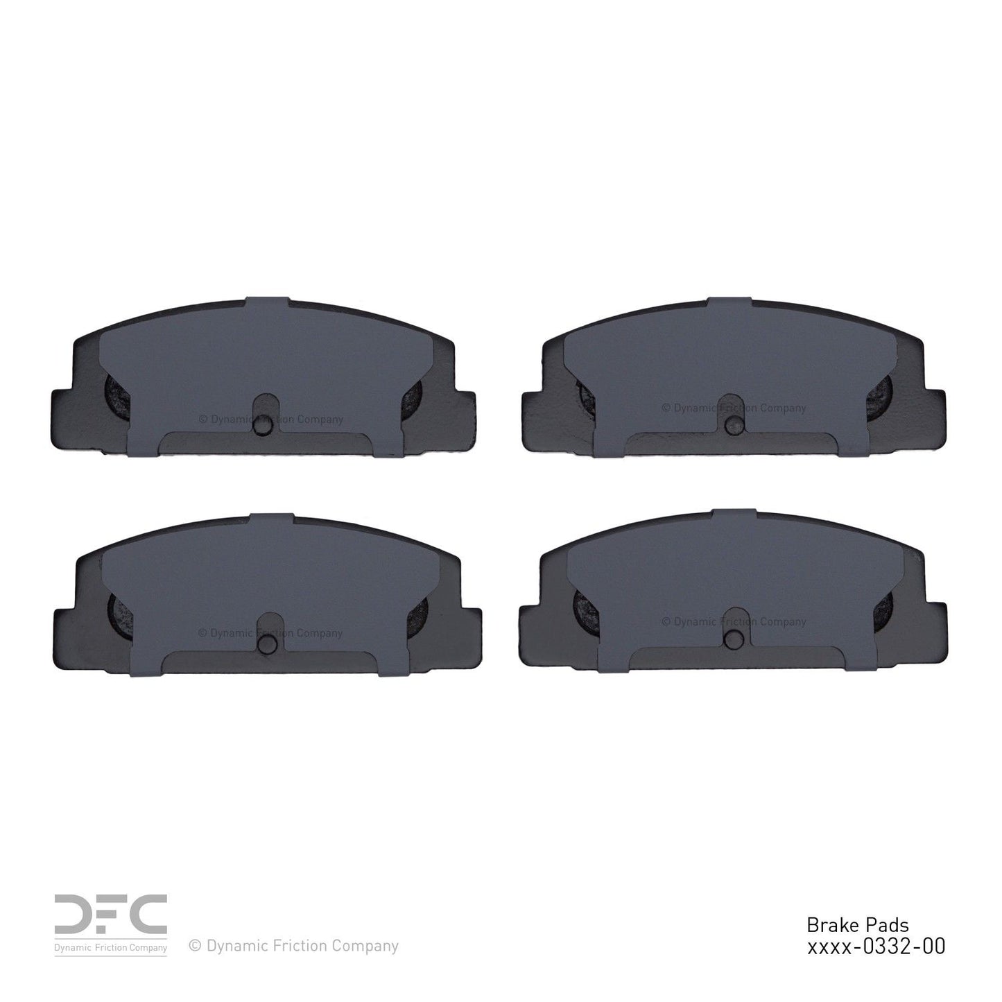 Dynamic Friction Company Disc Brake Pad Set 1311-0332-00