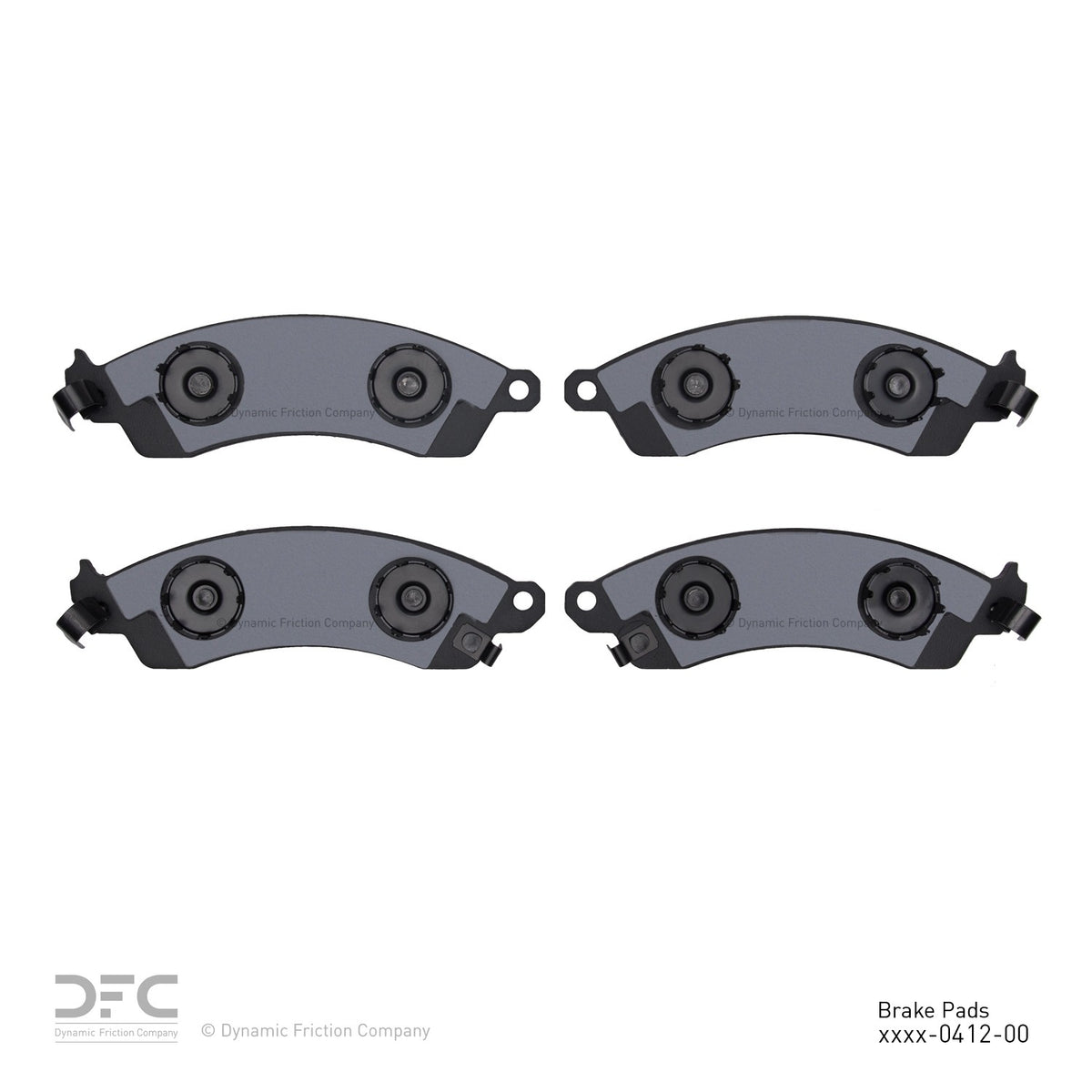 Dynamic Friction Company Disc Brake Pad Set 1311-0412-00