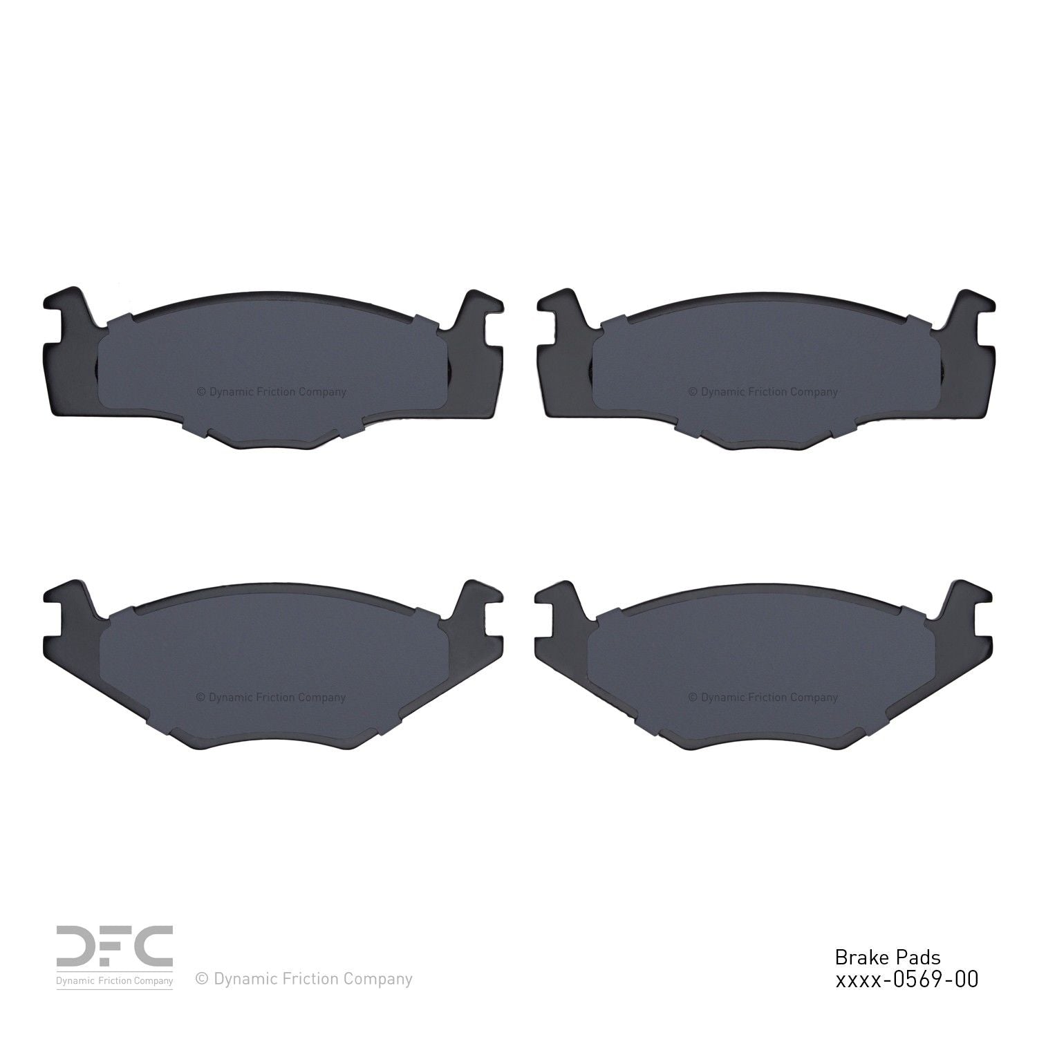 Dynamic Friction Company Disc Brake Pad Set 1311-0569-00