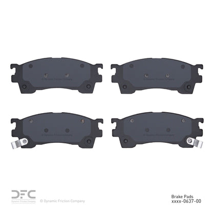 Dynamic Friction Company Disc Brake Pad Set 1311-0637-00