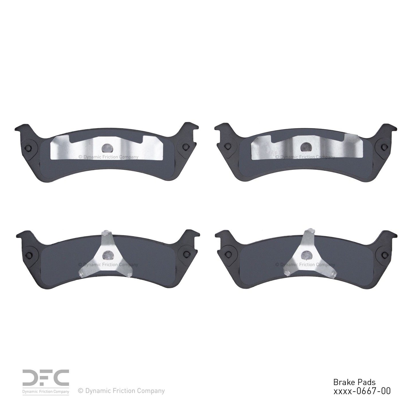 Dynamic Friction Company Disc Brake Pad Set 1311-0667-00