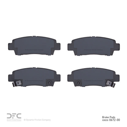 Dynamic Friction Company Disc Brake Pad Set 1311-0672-00