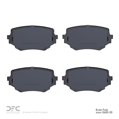 Dynamic Friction Company Disc Brake Pad Set 1311-0680-00