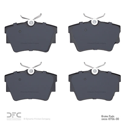 Dynamic Friction Company Disc Brake Pad Set 1311-0706-00