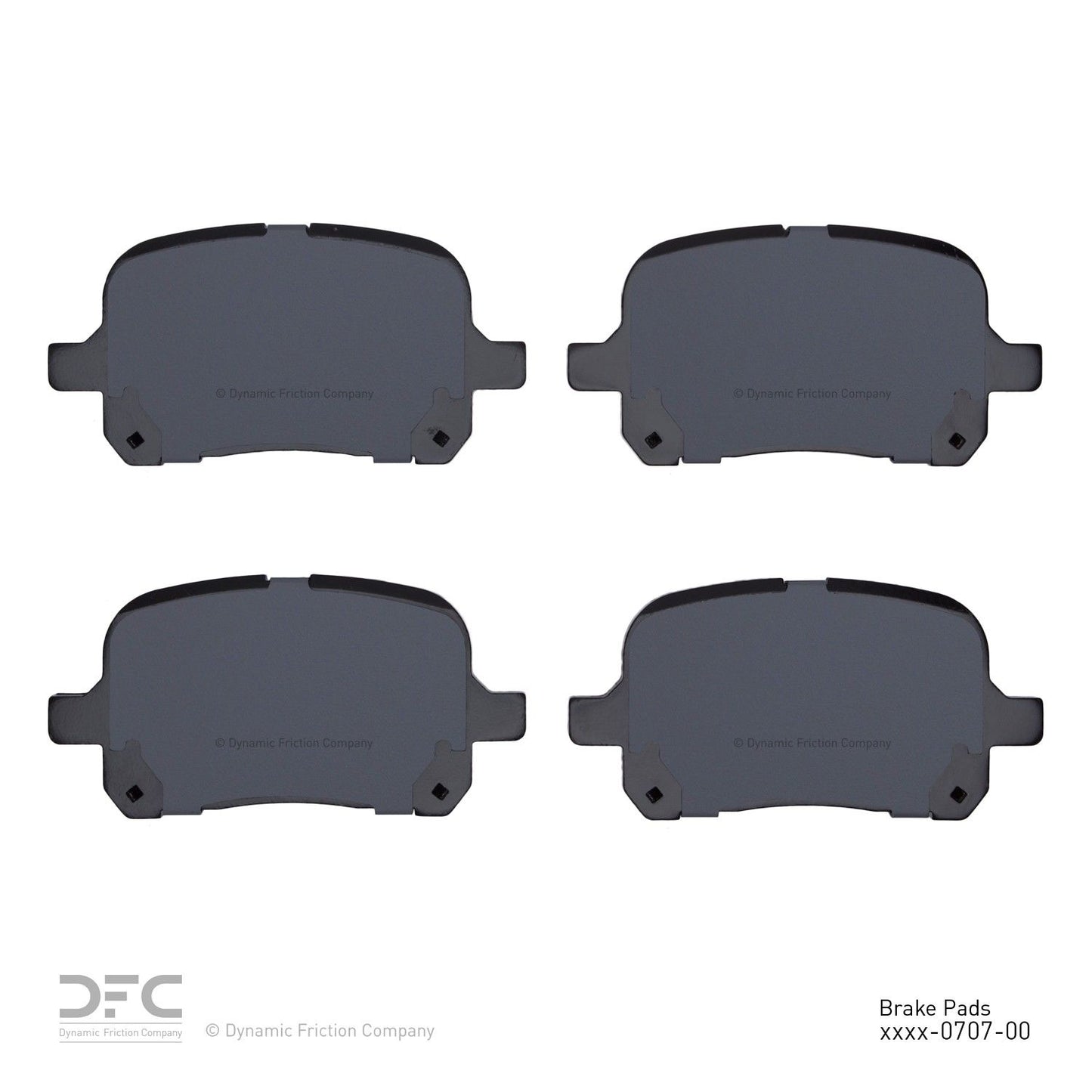 Dynamic Friction Company Disc Brake Pad Set 1311-0707-00