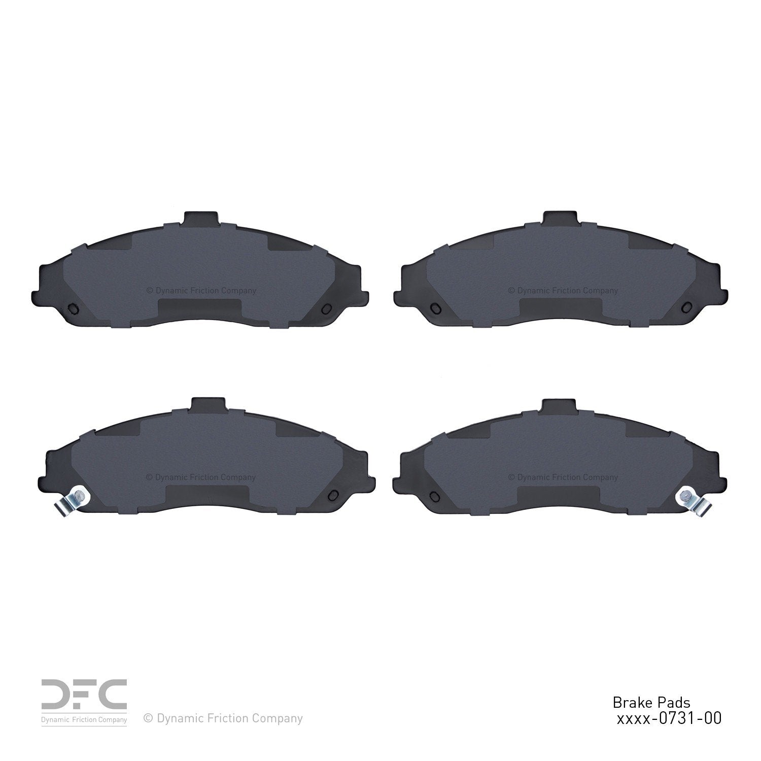 Dynamic Friction Company Disc Brake Pad Set 1311-0731-00