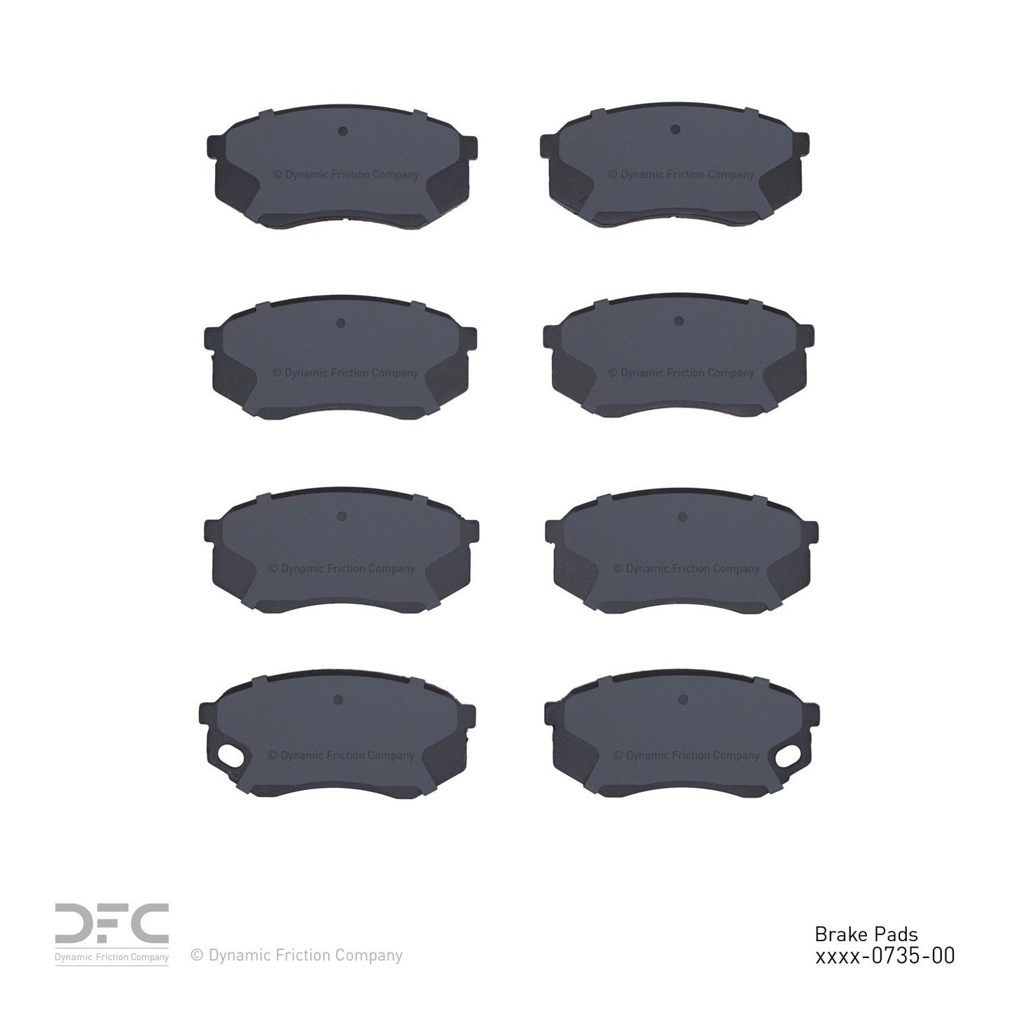 Dynamic Friction Company Disc Brake Pad Set 1311-0735-00