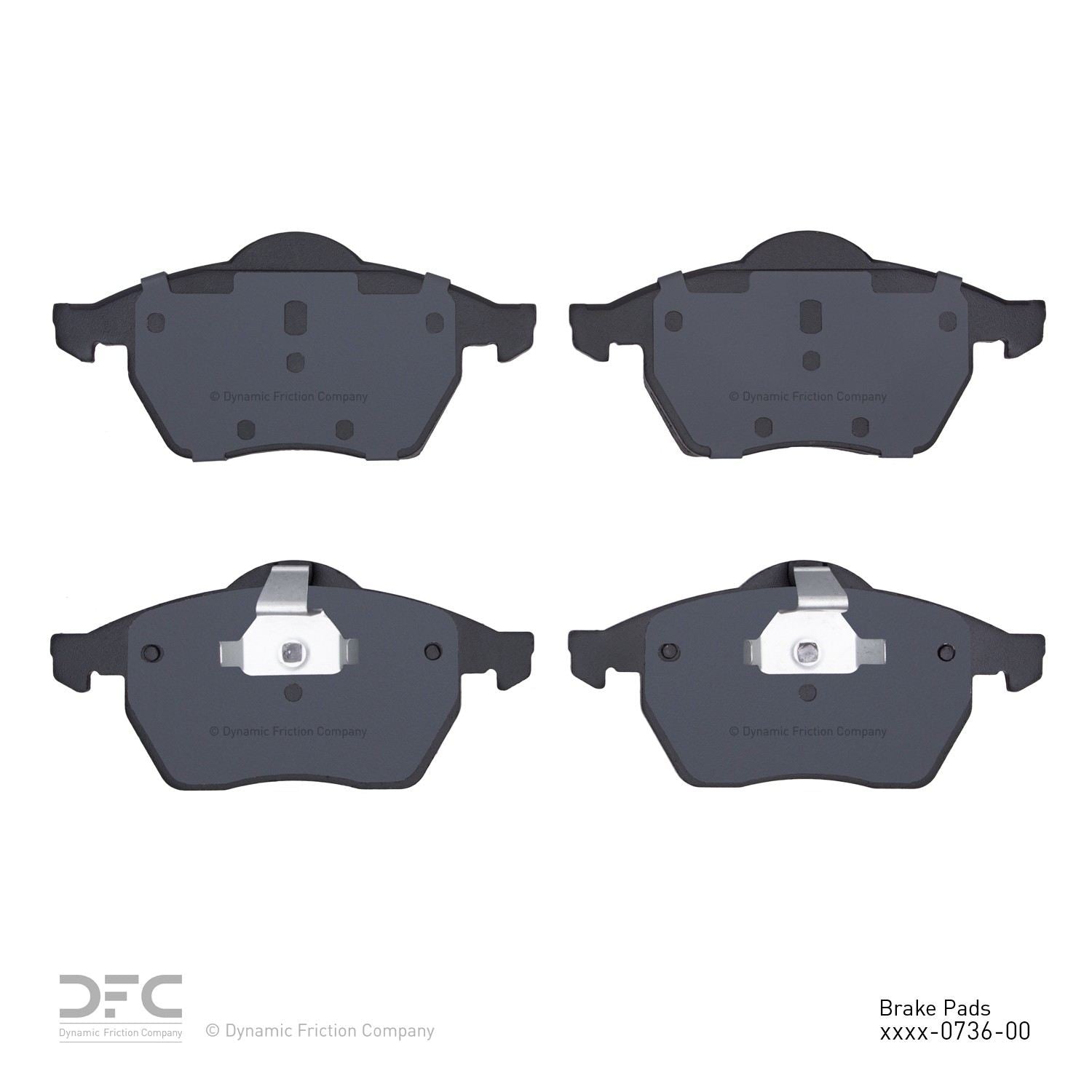 Dynamic Friction Company Disc Brake Pad Set 1311-0736-00