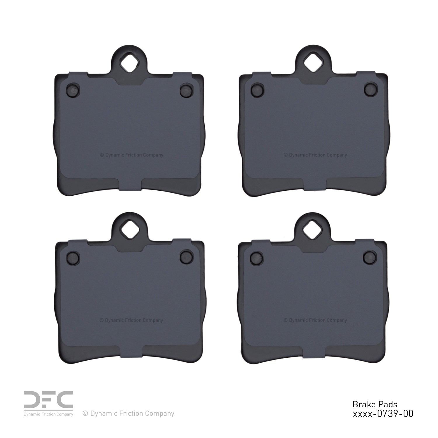 Dynamic Friction Company Disc Brake Pad Set 1311-0739-00