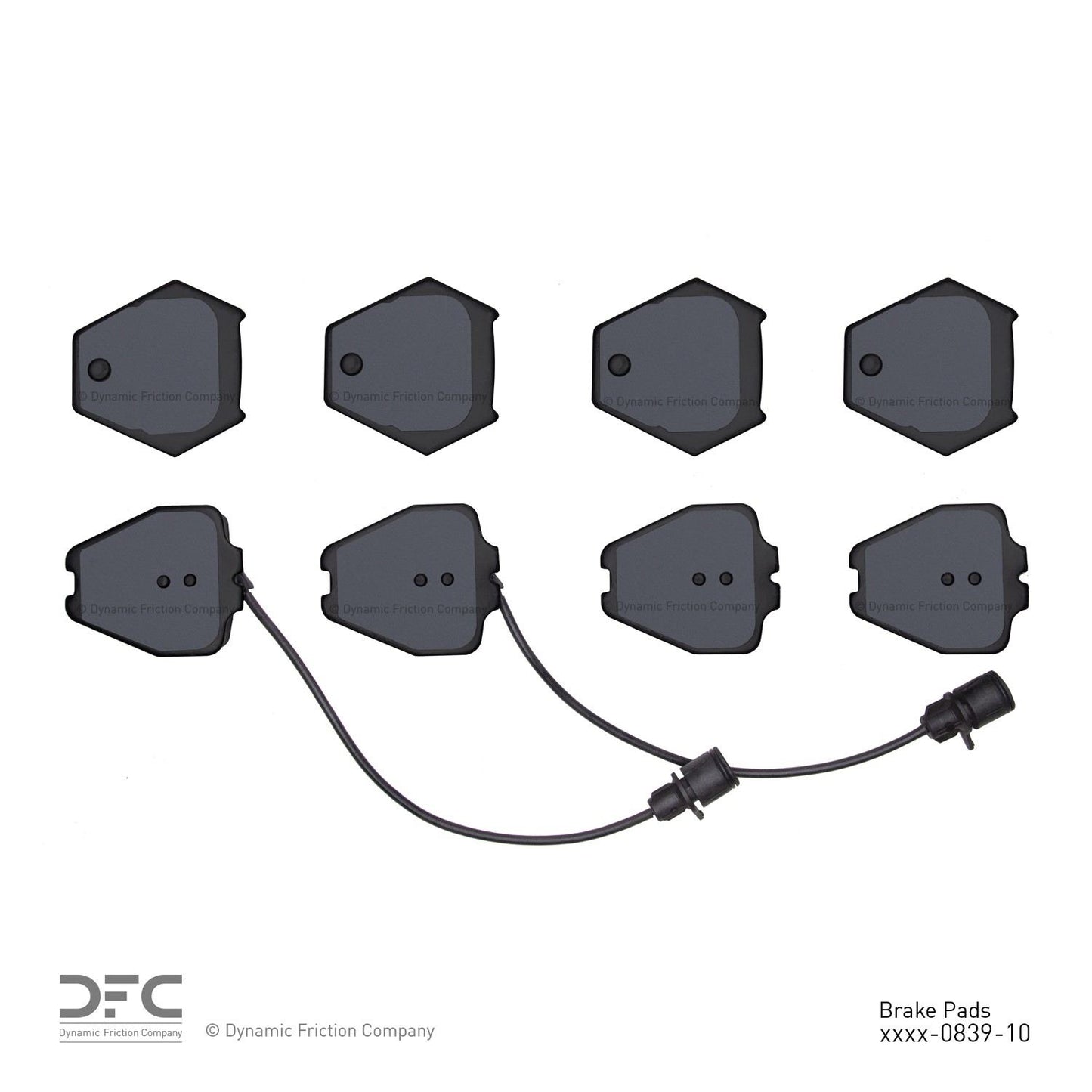 Dynamic Friction Company Disc Brake Pad Set 1311-0839-10
