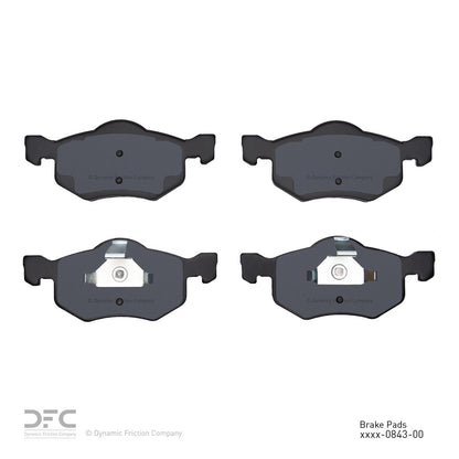 Dynamic Friction Company Disc Brake Pad Set 1311-0843-00