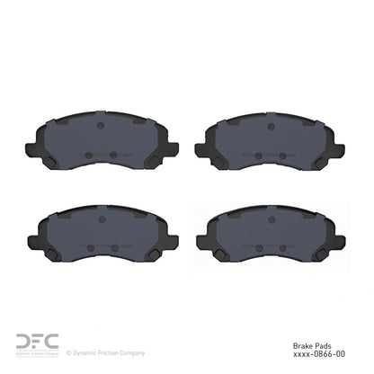 Dynamic Friction Company Disc Brake Pad Set 1311-0866-00
