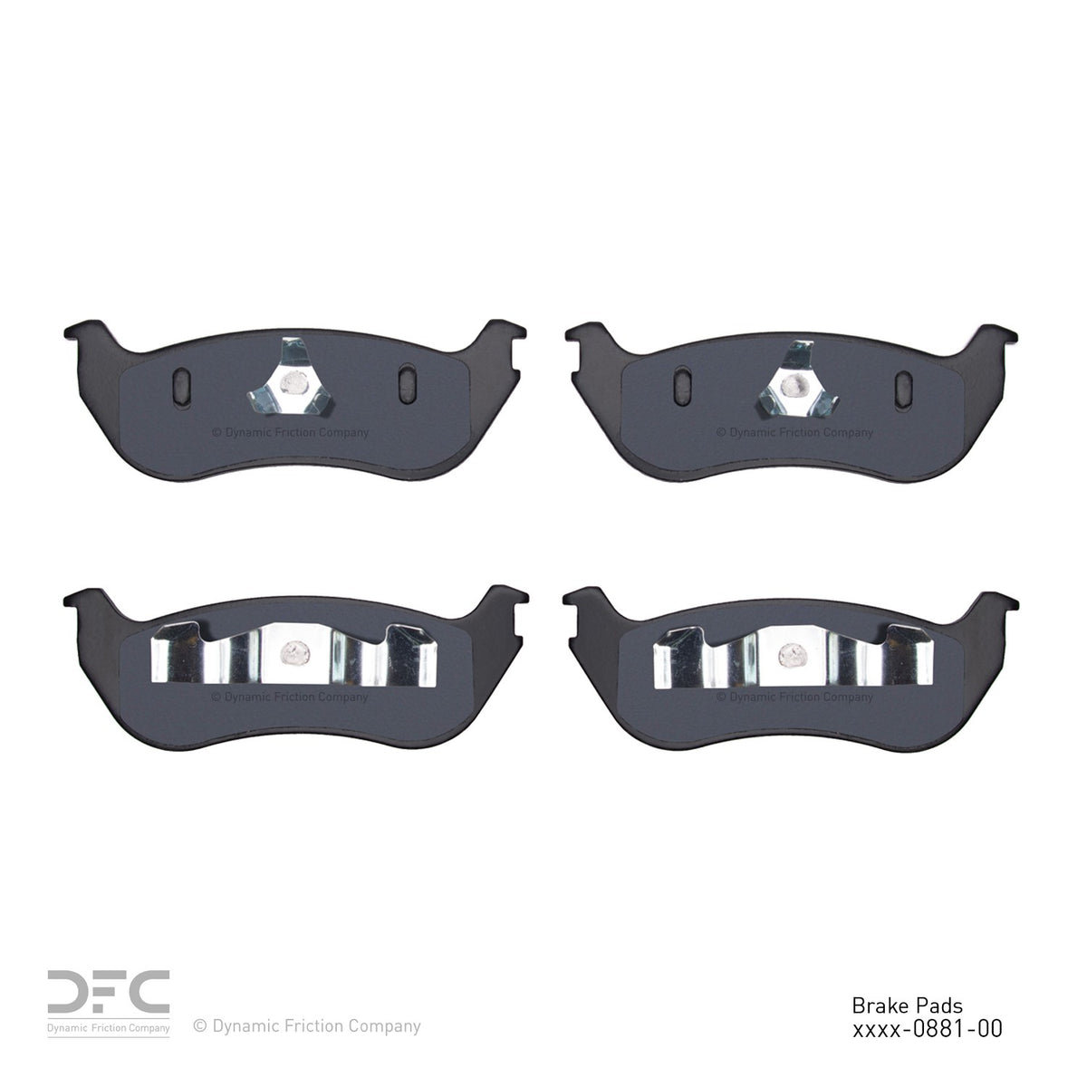 Dynamic Friction Company Disc Brake Pad Set 1311-0881-00