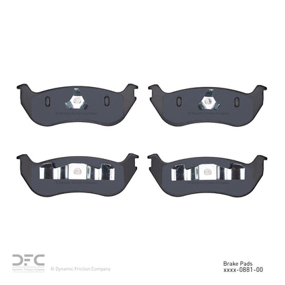 Dynamic Friction Company Disc Brake Pad Set 1311-0881-00