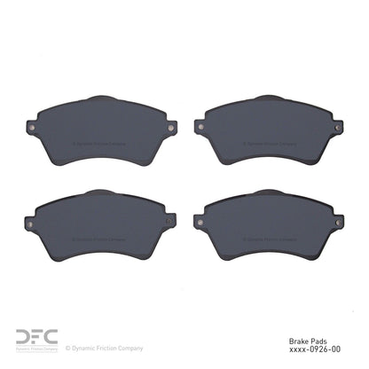 Dynamic Friction Company Disc Brake Pad Set 1311-0926-00