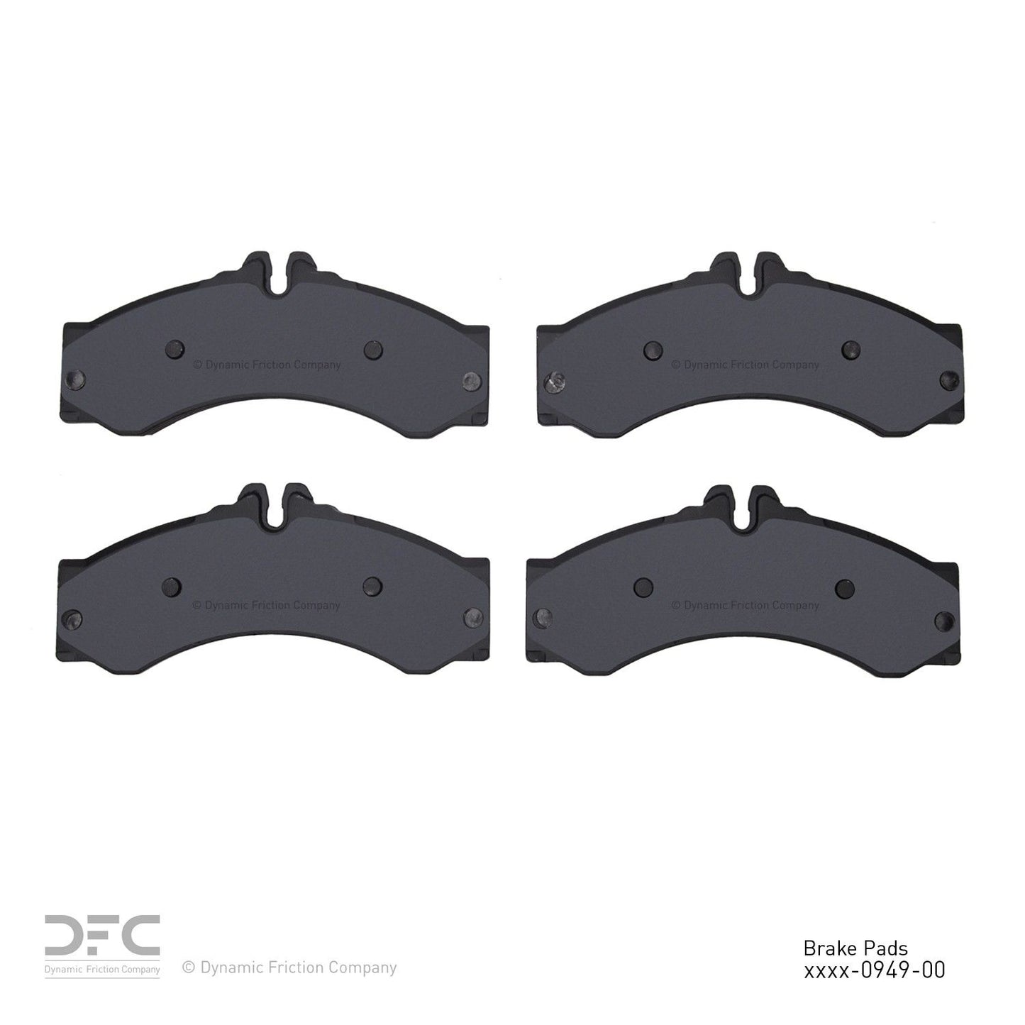 Dynamic Friction Company Disc Brake Pad Set 1311-0949-00