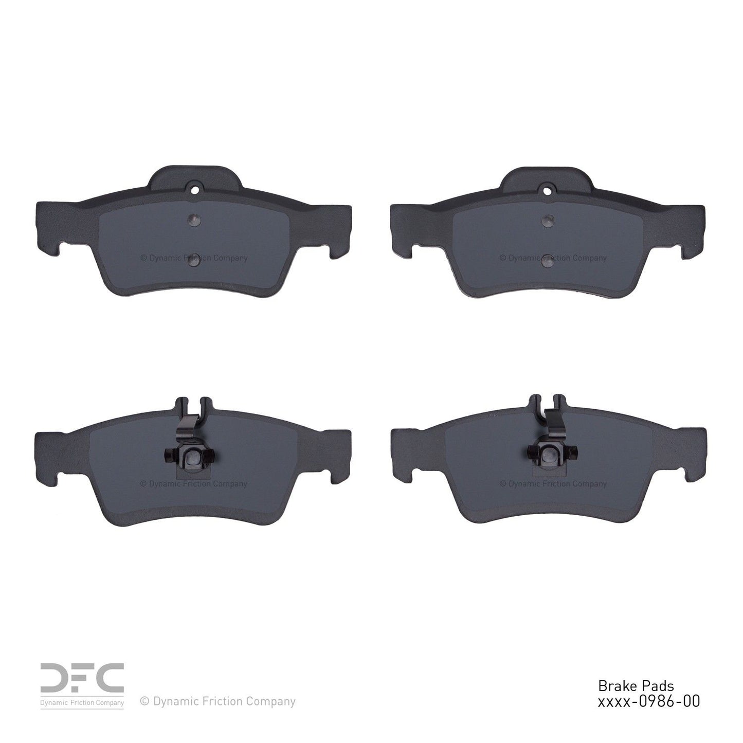 Dynamic Friction Company Disc Brake Pad Set 1311-0986-00