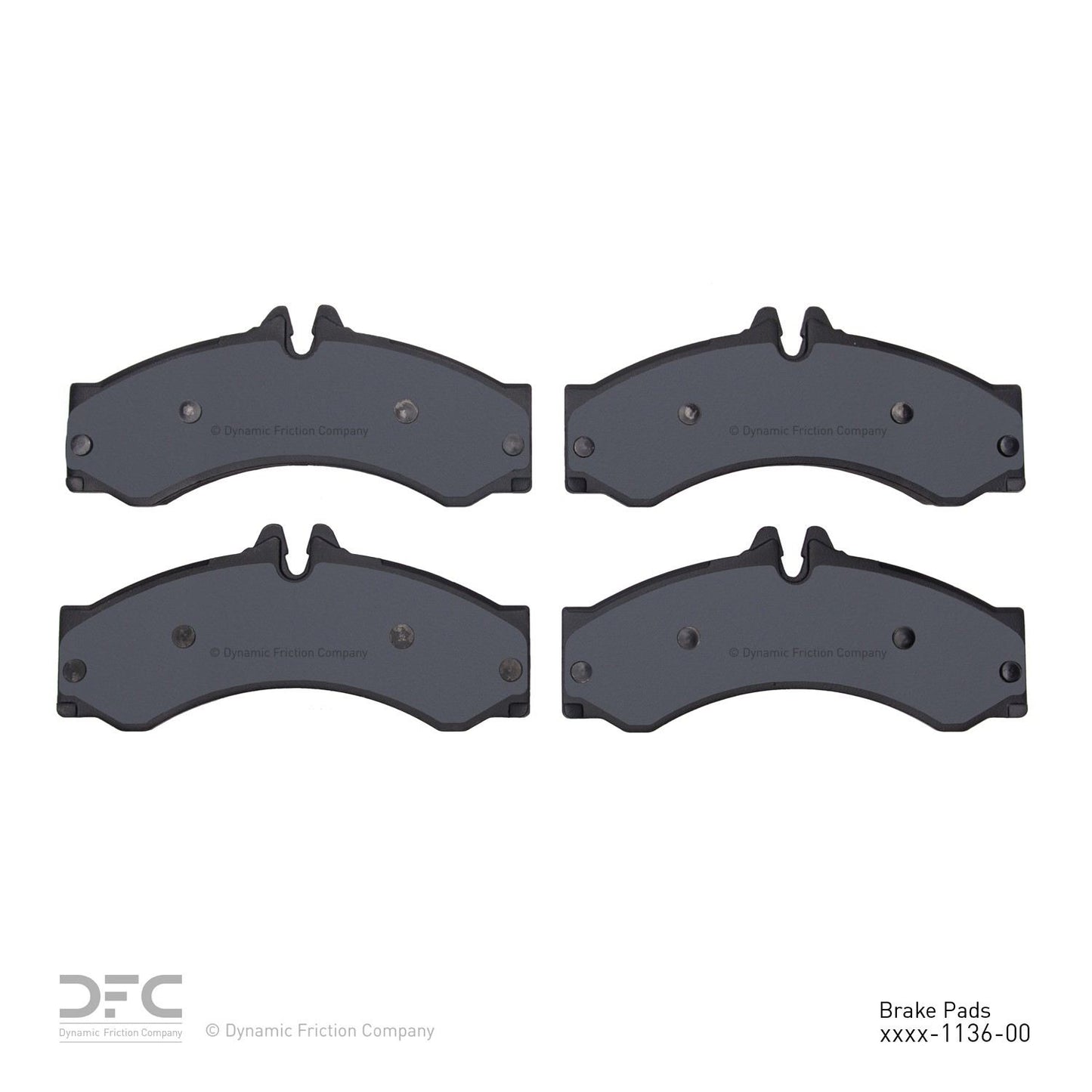 Dynamic Friction Company Disc Brake Pad Set 1311-1136-00