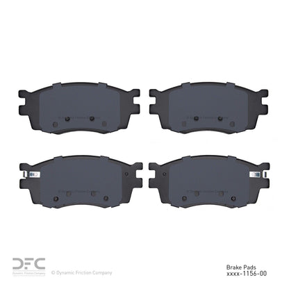 Dynamic Friction Company Disc Brake Pad Set 1311-1156-00