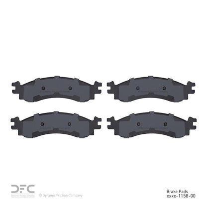 Dynamic Friction Company Disc Brake Pad Set 1311-1158-00
