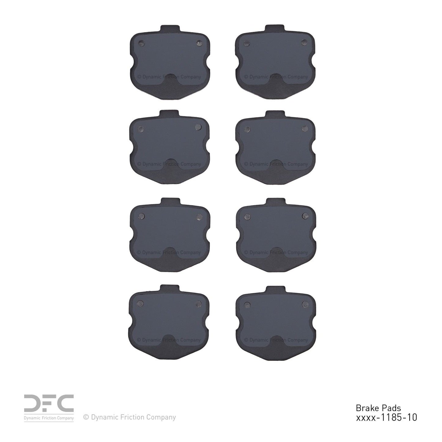 Dynamic Friction Company Disc Brake Pad Set 1311-1185-10