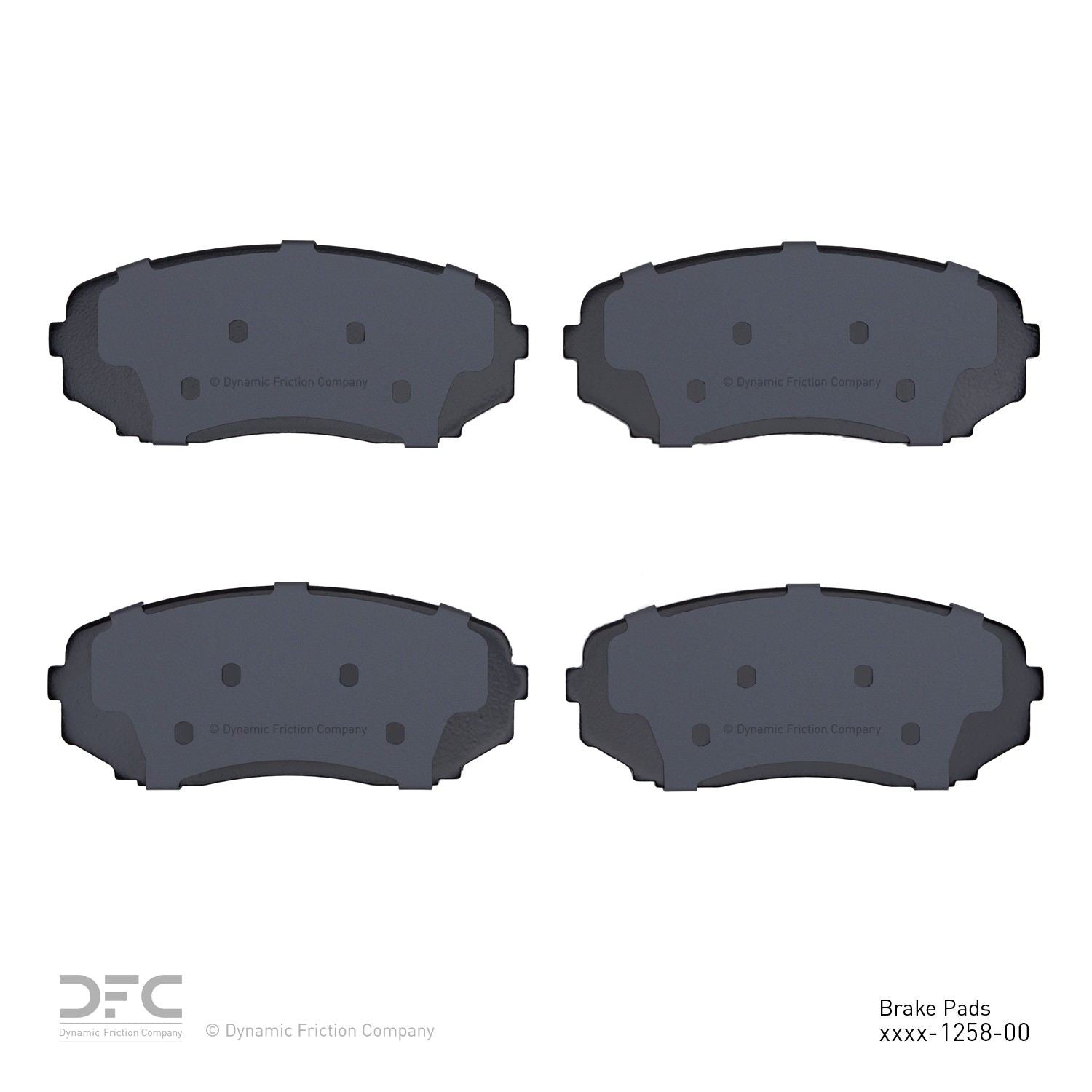 Dynamic Friction Company Disc Brake Pad Set 1311-1258-00