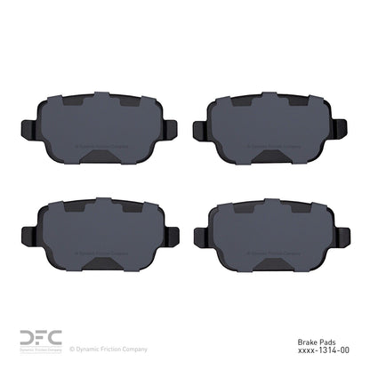 Dynamic Friction Company Disc Brake Pad Set 1311-1314-00