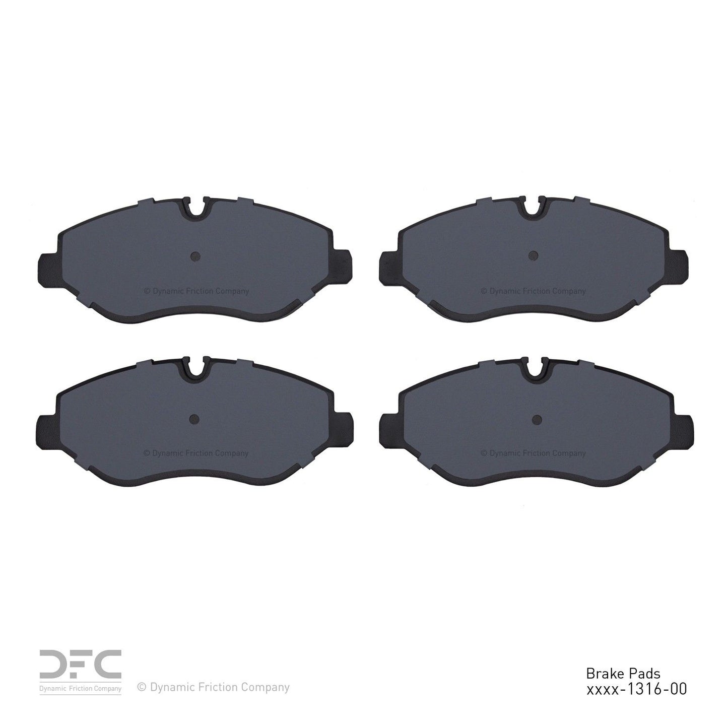 Dynamic Friction Company Disc Brake Pad Set 1311-1316-00