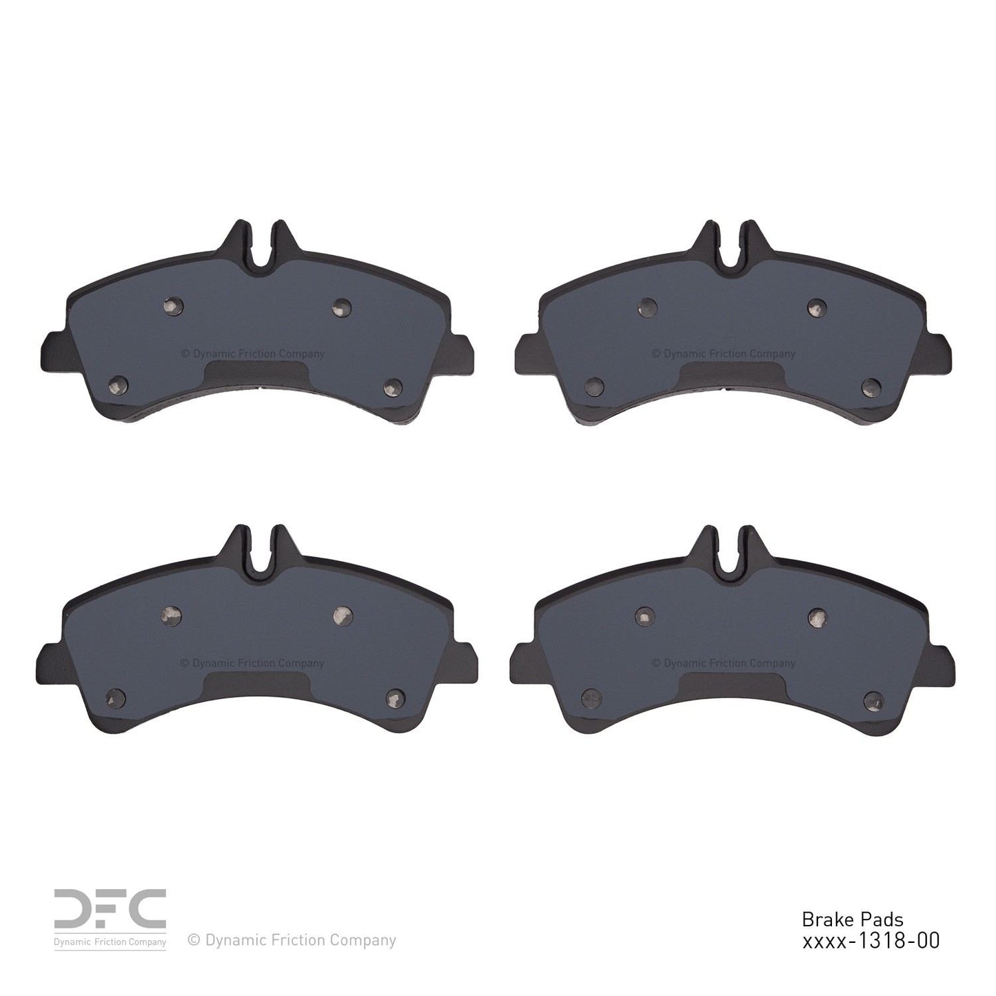 Dynamic Friction Company Disc Brake Pad Set 1311-1318-00
