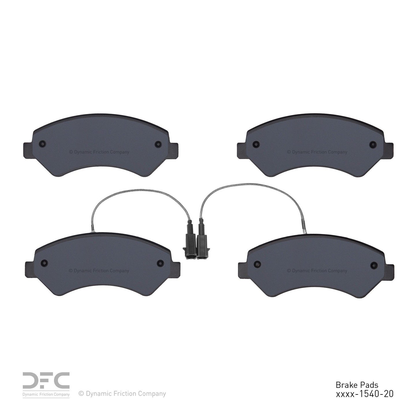 Dynamic Friction Company Disc Brake Pad Set 1311-1540-20
