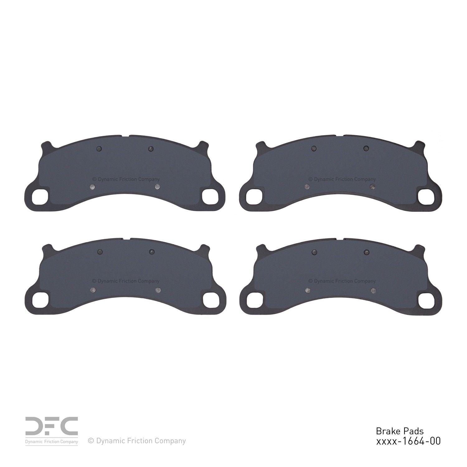 Dynamic Friction Company Disc Brake Pad Set 1311-1664-00