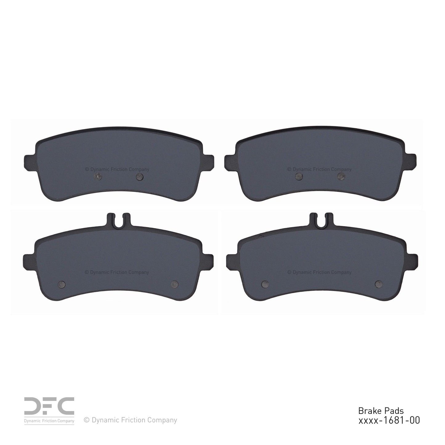 Dynamic Friction Company Disc Brake Pad Set 1311-1681-00