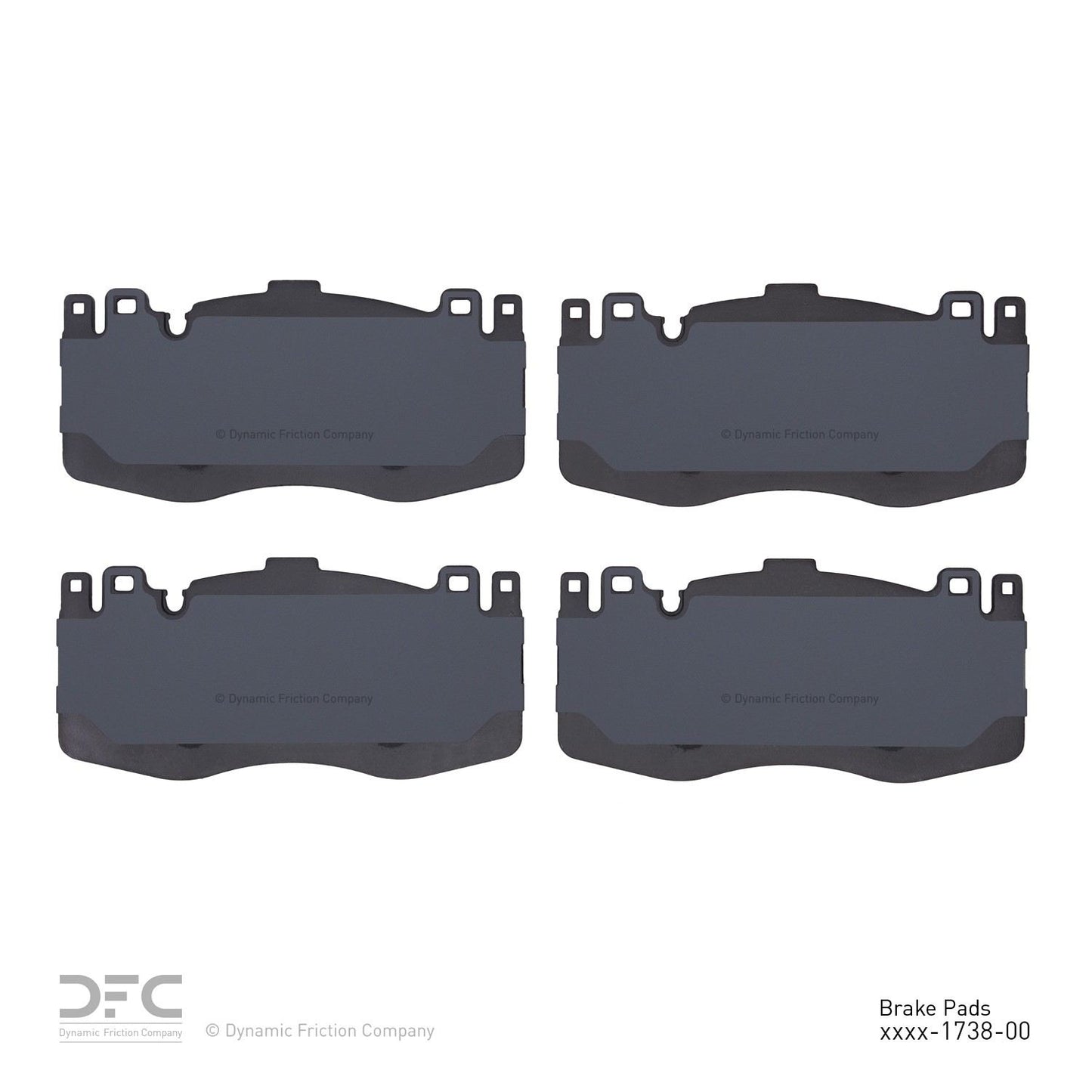 Dynamic Friction Company Disc Brake Pad Set 1311-1738-00