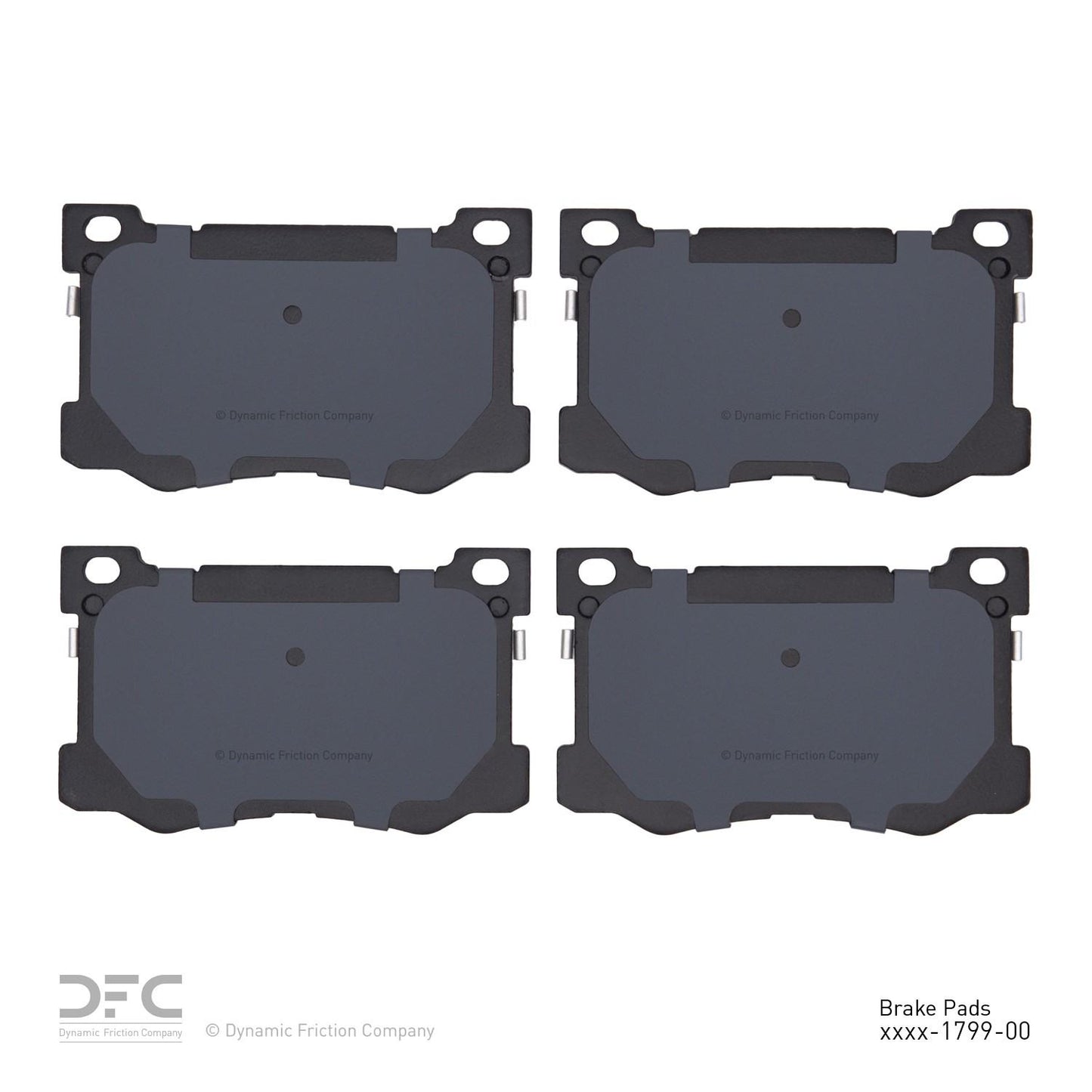 Dynamic Friction Company Disc Brake Pad Set 1311-1799-00