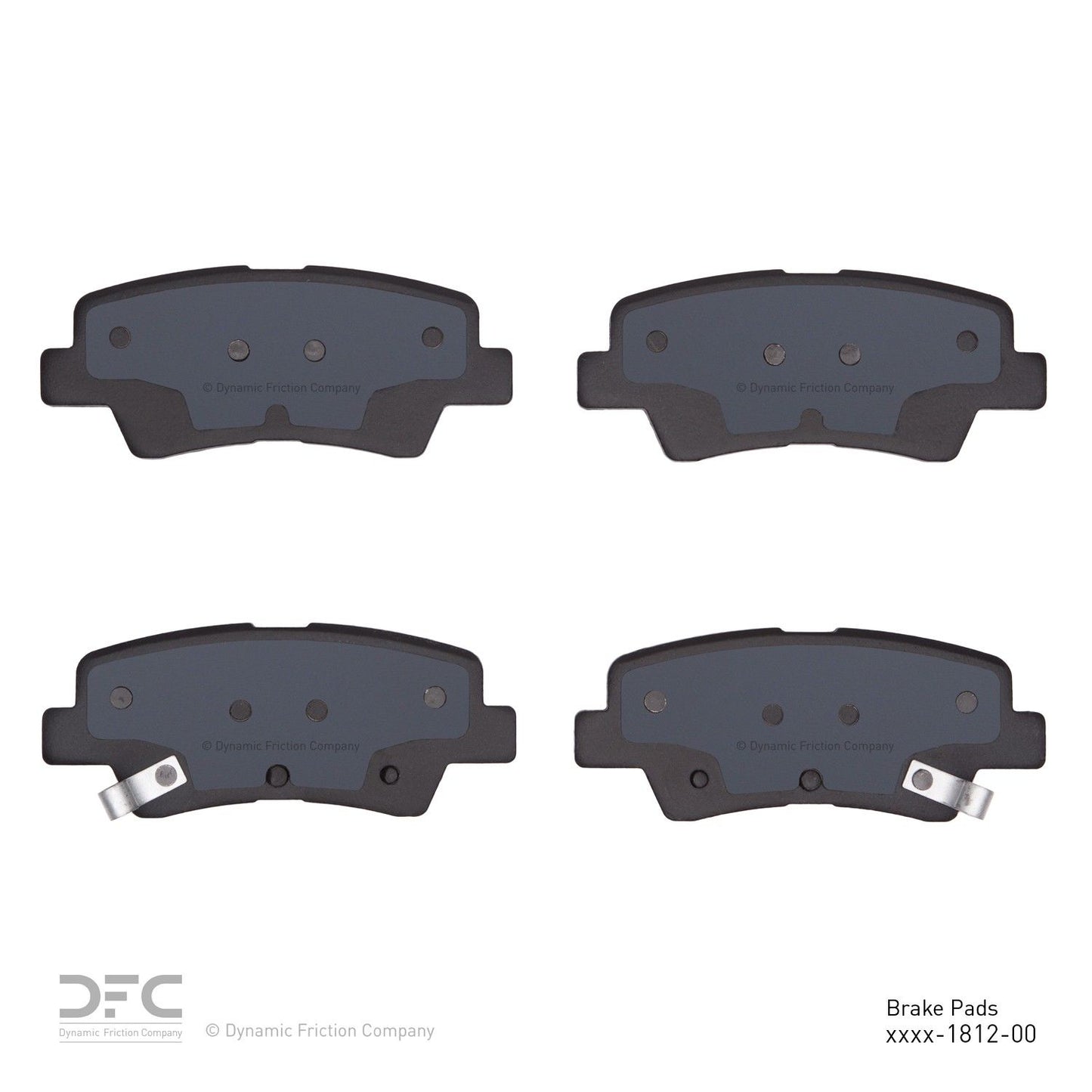 Dynamic Friction Company Disc Brake Pad Set 1311-1812-00