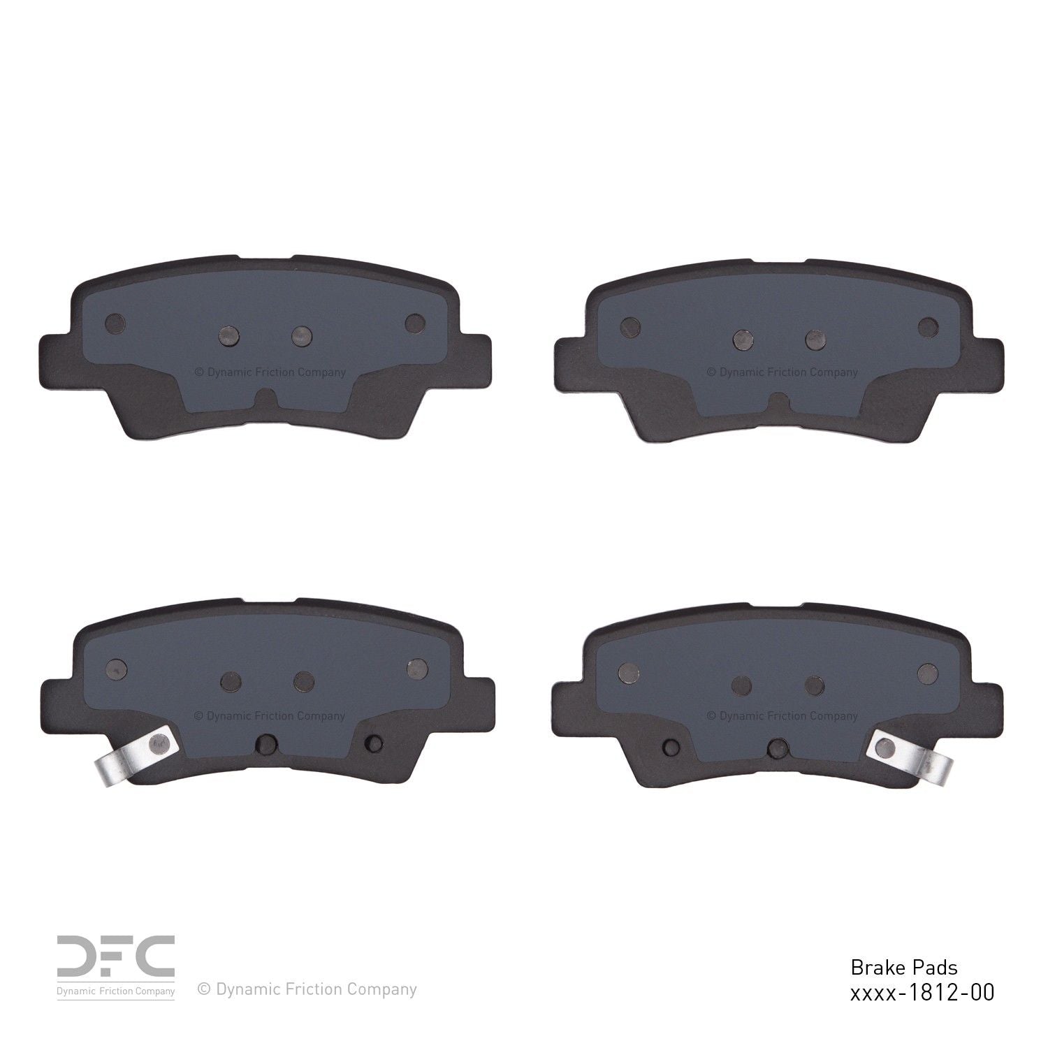 Dynamic Friction Company Disc Brake Pad Set 1311-1812-00