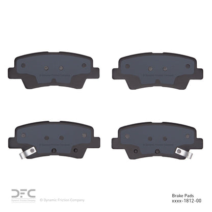 Dynamic Friction Company Disc Brake Pad Set 1311-1812-00