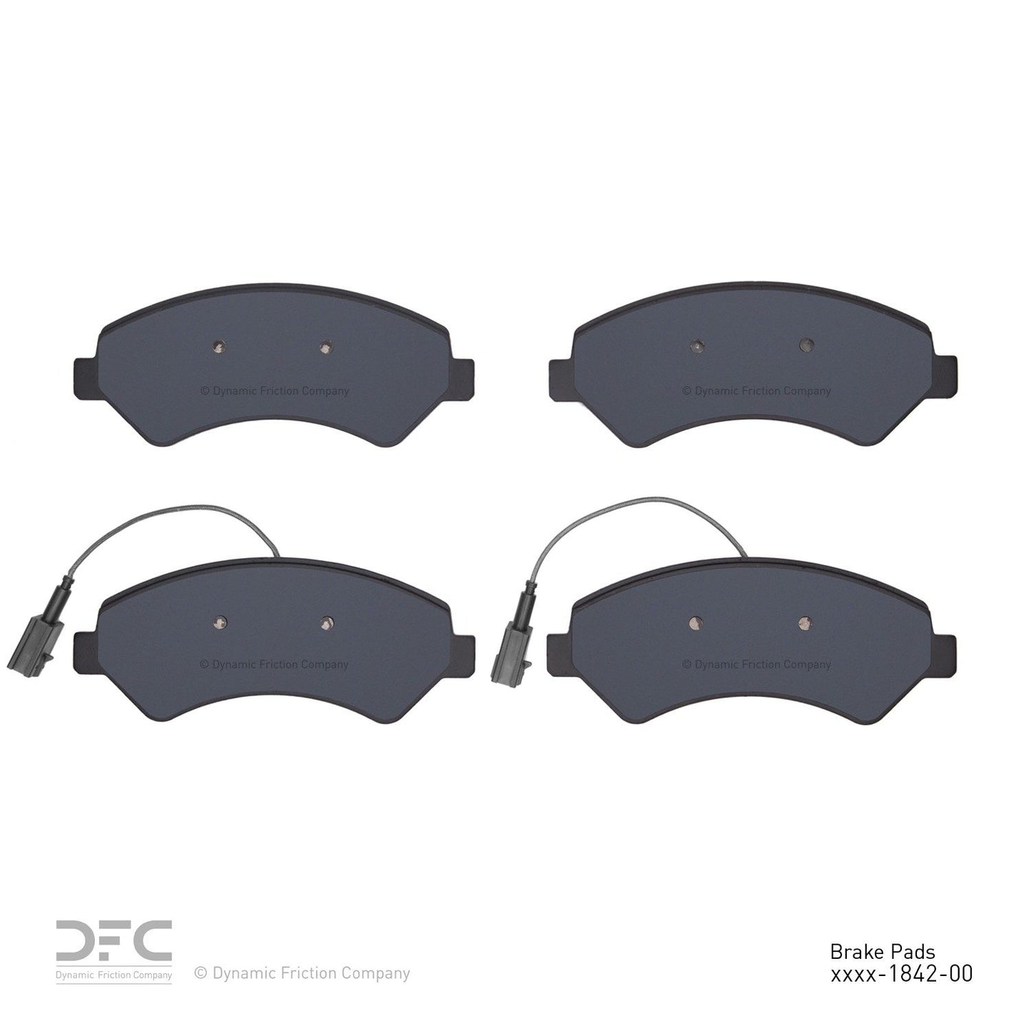 Dynamic Friction Company Disc Brake Pad Set 1311-1842-00