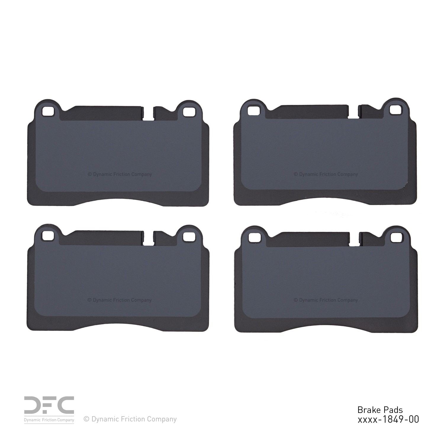 Dynamic Friction Company Disc Brake Pad Set 1311-1849-00