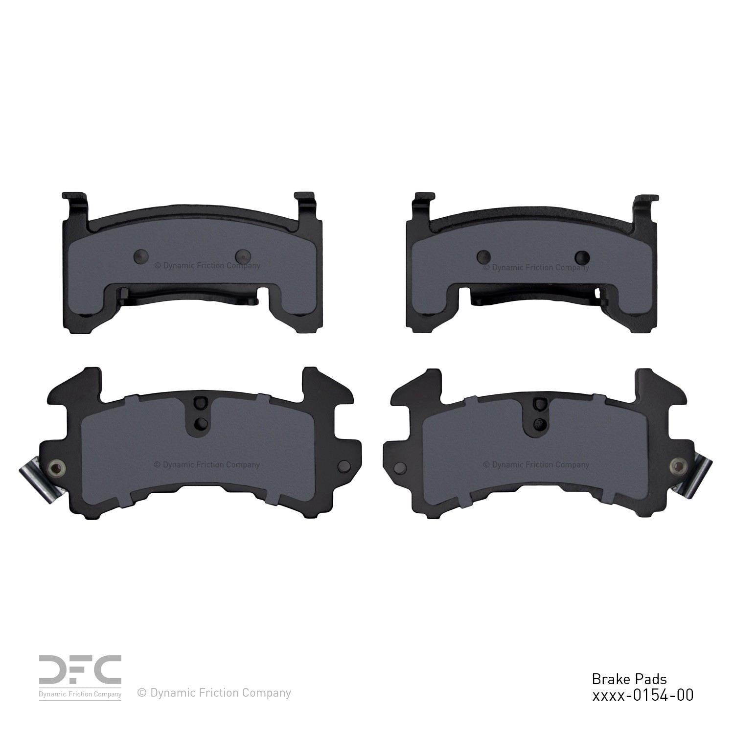 Dynamic Friction Company Disc Brake Pad Set 1400-0154-00